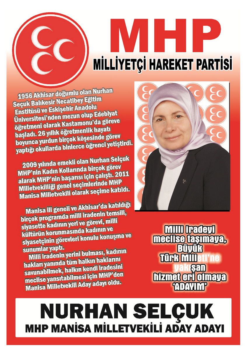 Nurhan Seluk - MHP Manisa Milletvekili Aday Aday